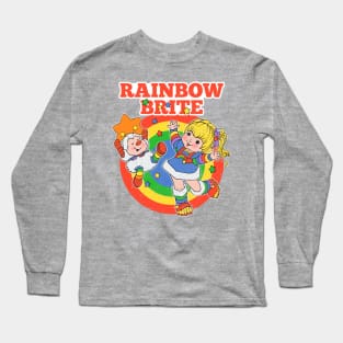 Distressed Rainbow Brite Long Sleeve T-Shirt